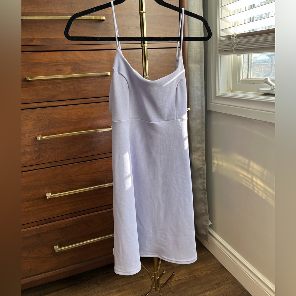 90s Lavender Mini Dress